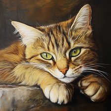 Схема вышивки «Кошечка»