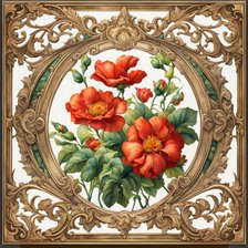 Схема вышивки «Цветы»