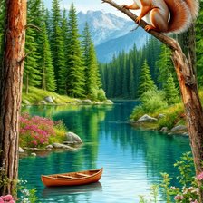 Схема вышивки «природа»