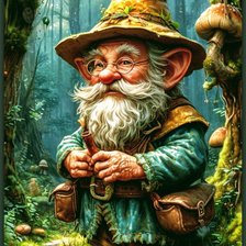 Схема вышивки «Дед»