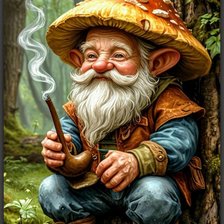 Схема вышивки «Дед»