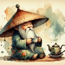 Схема вышивки «Дед»