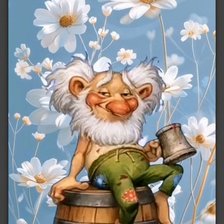 Схема вышивки «Дед»