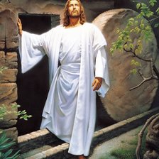 Схема вышивки «Иисус воскресение»