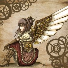 Схема вышивки «Стимпанк Ангел»