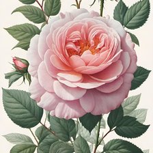 Схема вышивки «Роза»