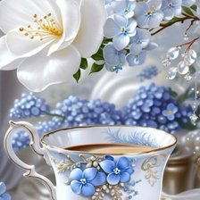 Схема вышивки «Утро»