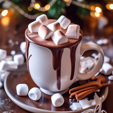 Схема вышивки «Кофе»