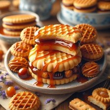 Схема вышивки «Печенье с вареньем»