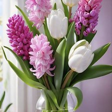 Схема вышивки «Весенний букет»