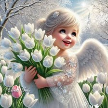 Схема вышивки «Ангел»