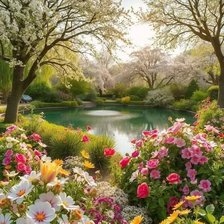 Схема вышивки «Сказочный пейзаж»