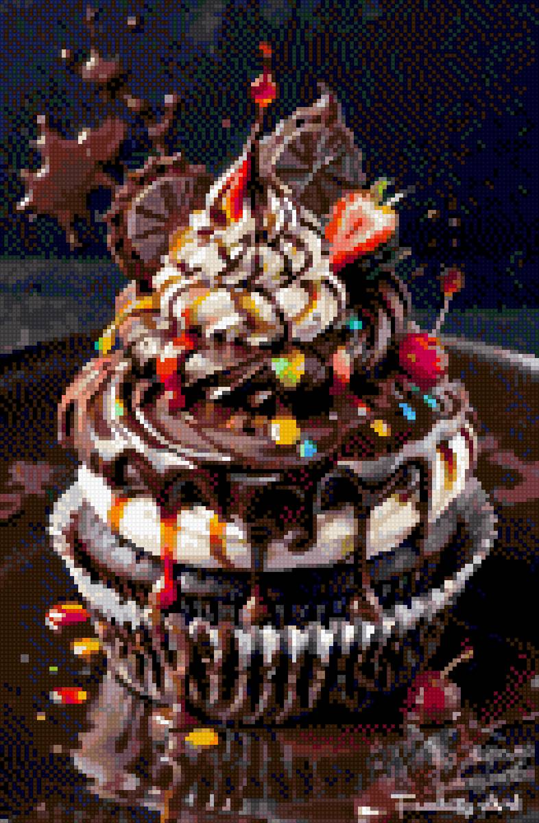 Шоколадный мафин - еда, пирог, для кухни - предпросмотр