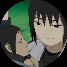 Схема вышивки «Итачи и саске»