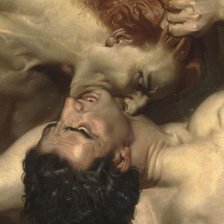 Схема вышивки «Данте и Вергилий в аду (отрывок, гамма )»