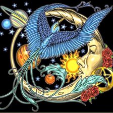 Схема вышивки «Космос»