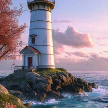 Схема вышивки «Маяк»