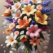 Схема вышивки «Цветы»