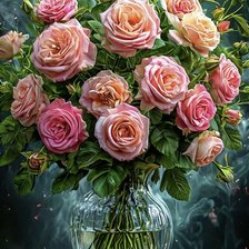 Схема вышивки «Розы»