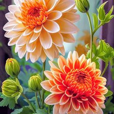 Схема вышивки «Цветы»