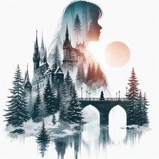 Схема вышивки «Женский образ»