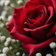 Схема вышивки «Роза»