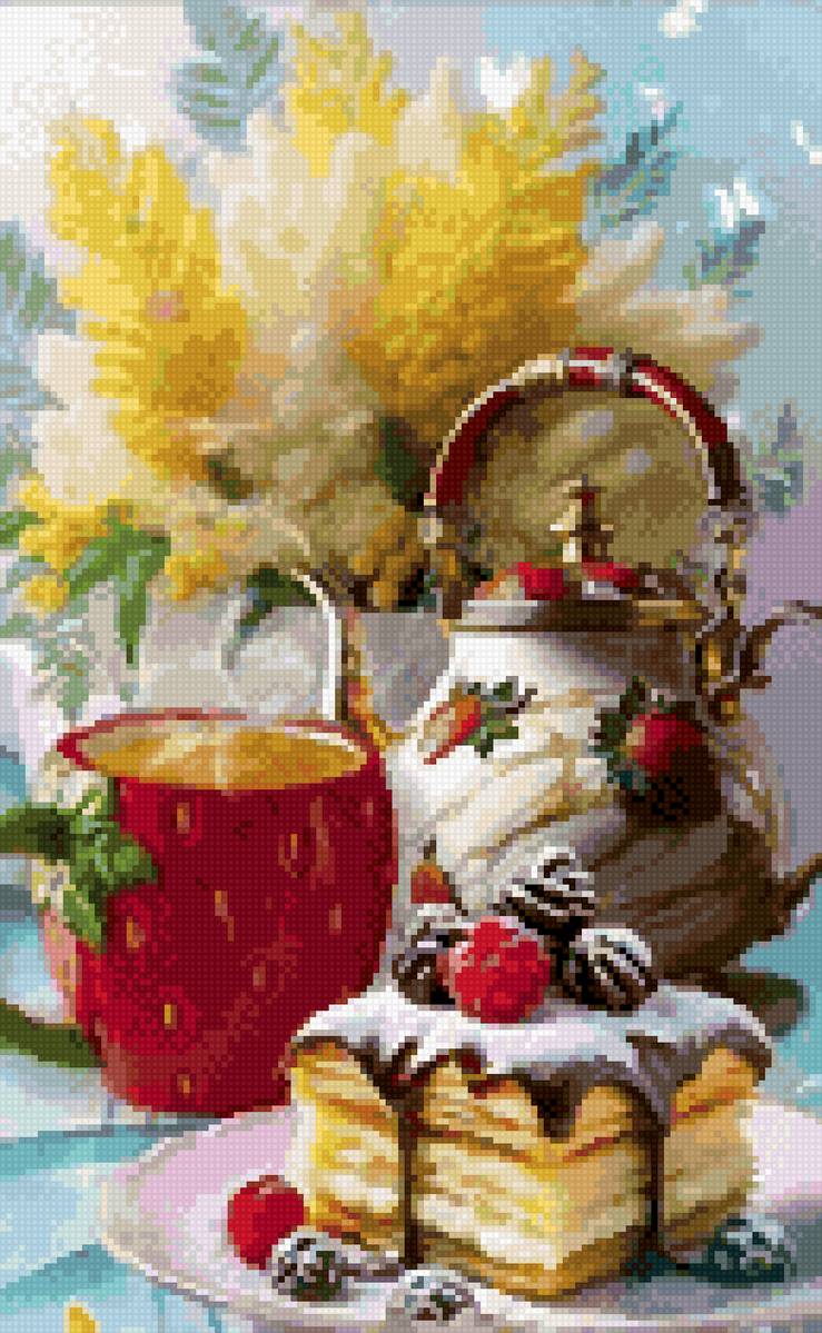 Завтрак - для кухни, пирог, еда - предпросмотр