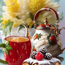 Схема вышивки «Завтрак»