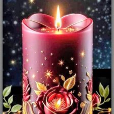 Схема вышивки «Огонь»