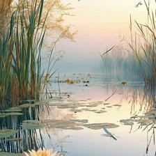 Схема вышивки «рассвет»