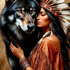 Схема вышивки «Мы с тобой одной крови»