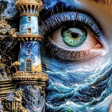 Схема вышивки «Маяк»