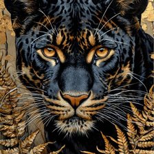 Схема вышивки «Дикий взгляд»