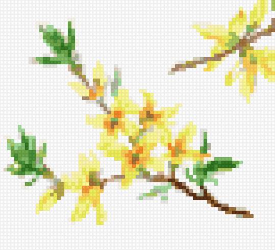 Форзиция. Веточка - предпросмотр