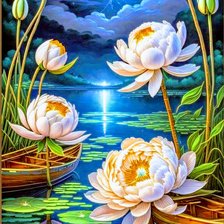 Схема вышивки «Вода»