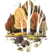 Схема вышивки «осень»