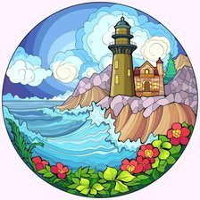 Схема вышивки «маяк»