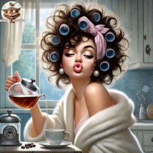 Схема вышивки «Утро»