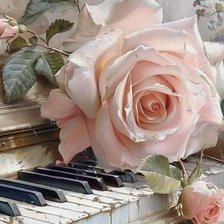 Схема вышивки «старая мелодия»