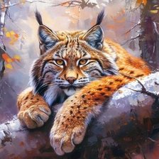 Схема вышивки «Лесная хозяйка»