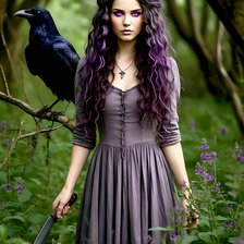 Схема вышивки «Колдунья»