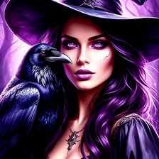 Схема вышивки «Колдунья»