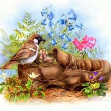 Схема вышивки «Башмак»