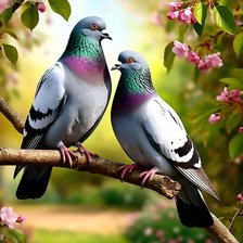 Схема вышивки «В весеннем саду»