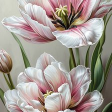 Схема вышивки «цветы весны»