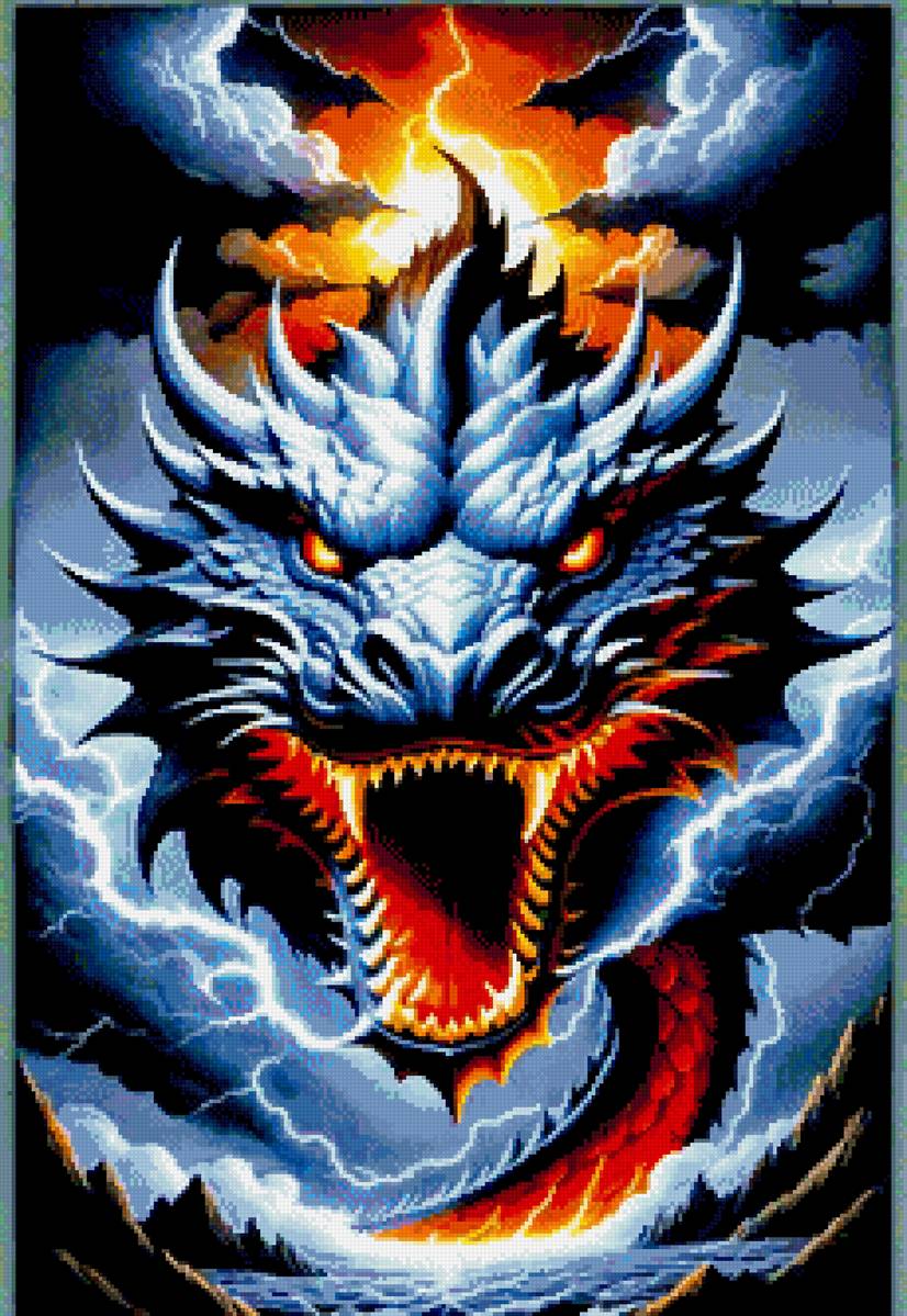 Дракон - личико - предпросмотр