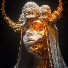 Схема вышивки «Рога арт»