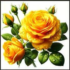 Схема вышивки «Цветы»