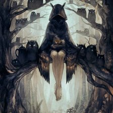 Схема вышивки «Совушка»