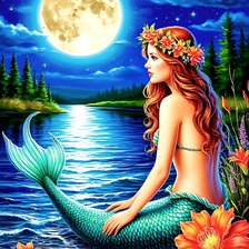 Схема вышивки «Летняя ночь»